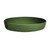Tazón de bandeja decorativa de algodón - Bandeja de cuerda de algodón verde hecha a mano con detalles de cuero