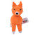 Crocheted ornaments, 'Holidays in the Forest' (set of 2) - Set of Two Fox and Owl Acrylic Ornaments Crocheted by Hand