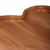 Wood appetizer plate, 'Delicious Heart' - Romantic Heart-Shaped Beechwood Appetizer Plate from Armenia