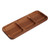 Wood appetizer plate, 'Tasty Trio' - Minimalist Triple Compartment Beech Wood Appetizer Plate