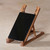 Wood tablet stand, 'Practical Minimalism' - Eco-Friendly Repurposed Beechwood Foldable Tablet Stand