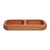 Wood appetizer plate, 'Tasty Duo' - Minimalist-Inspired Beech Wood Appetizer Plate from Armenia