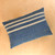 Wool cushion cover, 'Indigo Signals' - Indigo and Ecru Wool Cushion Cover with Geometric Motifs