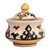 Ceramic jewelry box, 'Luxurious Beauty' - Handmade Traditional Patterned Classic Ceramic Jewelry Box