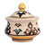 Ceramic jewelry box, 'Luxurious Beauty' - Handmade Traditional Patterned Classic Ceramic Jewelry Box