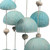 Ceramic wind chime, 'Aqua Life' - Ocean-Inspired Handmade Aqua Turquoise Ceramic Wind Chime