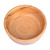 Wood serving bowl, 'Striped Delight' - Hand-Carved Striped Beechwood Serving Bowl in Brown