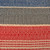 Wool throw, 'Nice and Cozy' - Hand-Woven Striped Wool Throw with Geometric Patterns