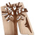 Wood jewelry stand, 'Tree of Treasure' - Hand-Carved Nature-Themed Dark Brown Wood Tree Jewelry Stand