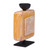 Wood candleholder, 'Yellow Guide' - Handmade Distressed Yellow Beechwood and Iron Candleholder