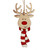 Wood ornaments, 'Joyful Antlers' (set of 4) - Assorted 4-Piece Wood Reindeer Ornament Set from Armenia