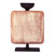 Wood candleholder, 'Feathered Illumination' - Distressed Beechwood and Iron Armenian Bird Candleholder