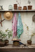 Block print cotton shawl, 'Berry Blossoms' - Spring-Themed Hand-Block Printed Cotton Shawl in a Pink Hue