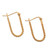 Gold-plated hoop earrings, 'Beaming' - 18k Gold-Plated Hoop Earrings in a High Polish Finish thumbail