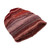 100% alpaca hat, 'Salt Mines of Maras' - 100% Alpaca Textured Knit Hat in Burgundy Purple Pink Hues (image 2b) thumbail