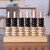 Wood stacking game, 'Vertical Victory' - Hand-Carved Minimalist Steam Beech Wood Stacking Game (image 2) thumbail