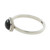 Jade solitaire ring, 'Ancient Circle' - Dark Green Jade Solitaire Ring Crafted in Guatemala (image 2c) thumbail