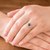 Jade solitaire ring, 'Ancient Circle' - Dark Green Jade Solitaire Ring Crafted in Guatemala (image 2e) thumbail