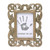 Wood photo frame, 'Beauty on the Vine' (4x6) - Hand Carved Openwork Leaf Motif Mango Wood Photo Frame (4x6)