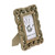 Wood photo frame, 'Beauty on the Vine' (4x6) - Hand Carved Openwork Leaf Motif Mango Wood Photo Frame (4x6)
