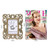 Wood photo frame, 'Beauty on the Vine' (4x6) - Hand Carved Openwork Leaf Motif Mango Wood Photo Frame (4x6)