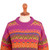Alpaca blend relaxed sweater, 'Color Story' - Ribbed Knit Alpaca Blend Pullover Sweater in Fuchsia Shade (image 2d) thumbail