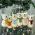 Wool felt ornaments, 'Cuddly Lambs' (set of 6) - Animal-Themed Set of 6 Assorted Wool Felt Lamb Ornaments (image 2) thumbail