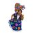 Ceramic sculpture, 'Woman with Alebrijes' - Alebrije-Themed Ceramic Sculpture from Mexico thumbail
