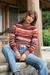 100% alpaca sweater, 'Mines of Maras' - Burgundy and Brown Soft Woven 100% Alpaca Pullover Sweater (image 2b) thumbail