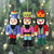 Wool felt ornaments, 'Festive Nutcrackers' (set of 3) - Christmas Nutcracker-Themed 3-Piece Wool Felt Ornament Set (image 2) thumbail