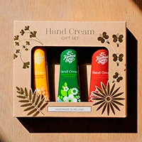 Hand cream gift set 'Nature Made' (set of 3) - Boxed Set of 3 Soothing Hand Creams Gift Pack