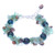 Multi-gemstone beaded bracelet, 'Sea Foam Charm' - Smoky Quartz and Cultured Pearl Beaded Bracelet thumbail