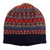 100% alpaca hat, 'Chavin Style' - Unisex Multicolored Hat Knitted from 100% Alpaca in Peru (image 2b) thumbail