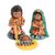 Ceramic nativity scene, 'Petite Nativity' (3 pieces) - Handmade Nativity Scene (3 Pieces) thumbail