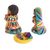 Ceramic nativity scene, 'Petite Nativity' (3 pieces) - Handmade Nativity Scene (3 Pieces) (image 2b) thumbail