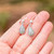 Jade dangle earrings, 'Apple Green Tears' - Drop-Shaped Jade Dangle Earrings in Apple Green (image 2j) thumbail