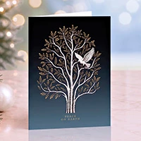 UNICEF holiday cards, 'Tree of Life' (set of 12) - Tree of Life Themed Set of 12 Unicef Holiday Greeting Cards