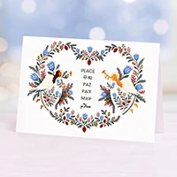 UNICEF holiday cards, 'The Angel's Heart' (set of 12) - Angel's Heart Set of 12 Unicef Holiday Greeting Cards