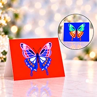 UNICEF greeting cards, 'Metamorphosis' (pack of 12) - Butterfly Theme Set of 12 Unicef Blank Greeting Cards