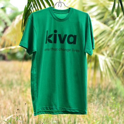 Kiva T-shirt, 'Loans that Change Lives' - An ultra-easy way to show Kiva pride