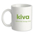 White ceramic Kiva mug, 'Comfort' - White ceramic Kiva logo mug thumbail