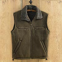 Featured review for Mens microsuede travel vest, Highland Traveler