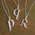 Sterling silver pendant necklace, 'Book of Kells' - Book of Kells Initial Necklace (image 2f) thumbail