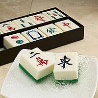 Jabones para invitados, 'Mah-Jongg' (juego de 12) - Jabones para invitados Mah-jongg - Juego de 12