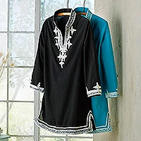 Featured review for Embellished cotton tunic, Mughal Mystery