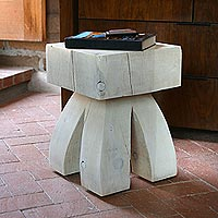 Pine accent table, Santa Fe Style