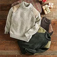 Mens wool sweater, British Isles