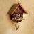 Mini cuckoo clock, 'Owl's Cottage' - Owl Mini Cuckoo Clock thumbail