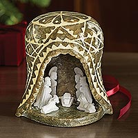 Featured review for Huamanga stone nativity scene, Christmas is Peace