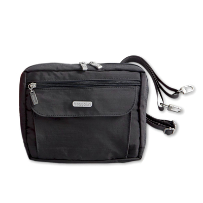 Convertible nylon wallet shoulder bag, 'Wanderlust' - Wanderlust Convertible Travel Bag